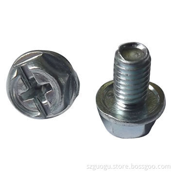 Flange ring screw with high temperature and wear resistance
